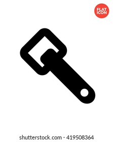 Opener Icon Flat Style Isolated Vector Illustration