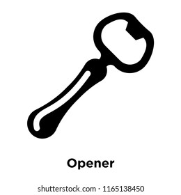 Opener icon vector isolated on white background, Opener transparent sign , beer symbols