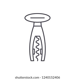 Opener line icon concept. Opener vector linear illustration, symbol, sign