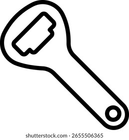 Opener Line Icon Vector Design