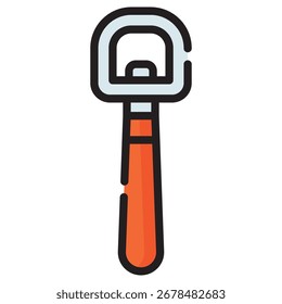Opener Modern Vector Icon – Minimal Illustration Symbol Template for Web Mobile App UI Design