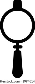 icono plano de glifo de abrelatas vectoriales