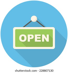 Openicon (flat design with long shadows)