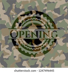 Opening camo emblem