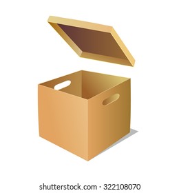 Opening Cardboard Box