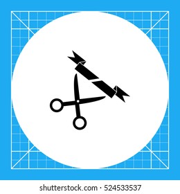Opening ceremony simple icon