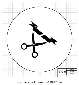 Opening ceremony simple icon