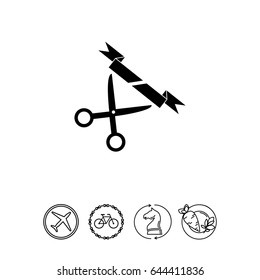 Opening ceremony simple icon