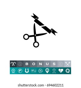 Opening ceremony simple icon