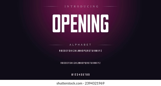 Öffnen von elegantem Font Uppercase-Fall und Anzahl. Classic Lettering Minimal Fashion Designs. Typografie moderne Serifenschriften erhalten ein traditionelles dekoratives Vintage-Konzept. Vektorgrafik