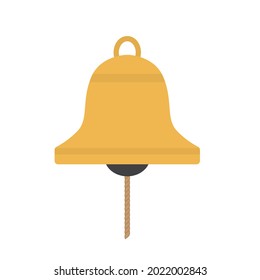 Opening Exchange Stock Market Bell Icon - Vector Illustration