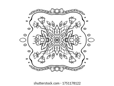 the opening of the flowers and the glittering frame that symbolizes it