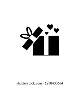 opening gift boxing icon