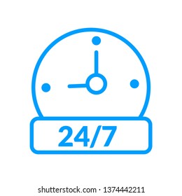 opening hour icon- Full editable opening hour vector icon for website or mobile.