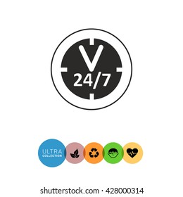 Opening hours icon