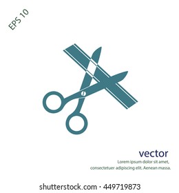 Opening icon, web design element