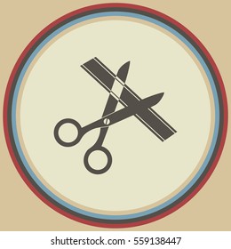 Opening icon, web design element