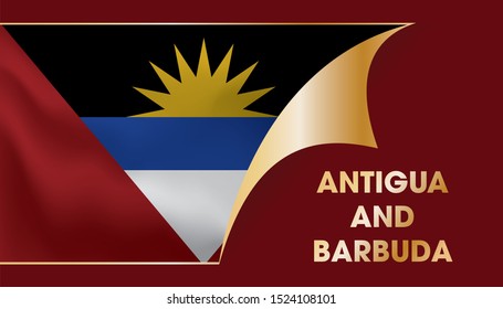 Opening poster of the ANTIGUA AND BARBUDA flag.