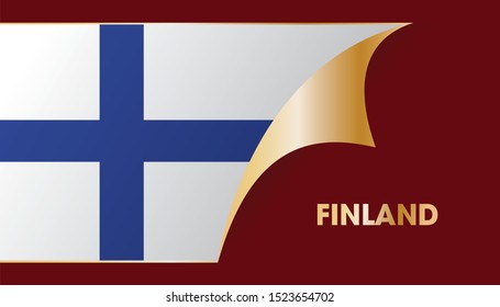 Opening poster of FINLAND flag.