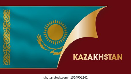 Opening poster for KAZAKHSTAN flag.