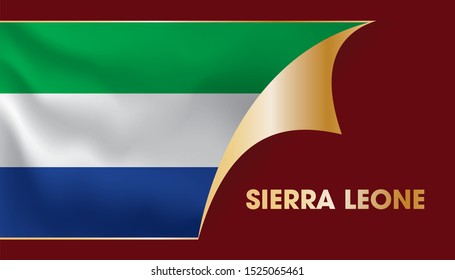 Opening poster for SIERRA LEONE flag.
