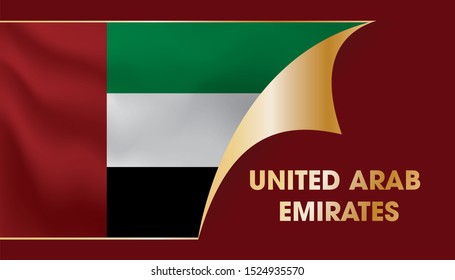 Opening poster for UNITED ARAB EMIRATES flag.