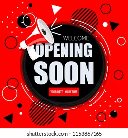 Opening soon banner
