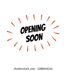 OPENING SOON ICON CONCEPT