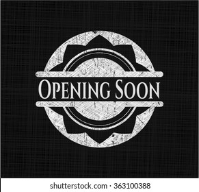 Opening Soon on blackboard
