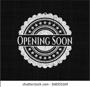 Opening Soon on blackboard