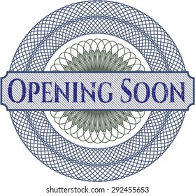 Opening Soon rosette