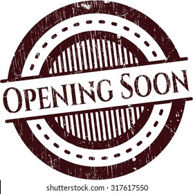 Opening Soon rubber seal
