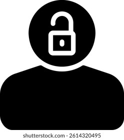 openmindness glyph icon illustration vector