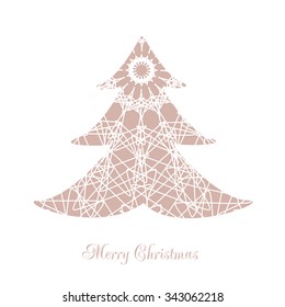 Openwork Christmas tree