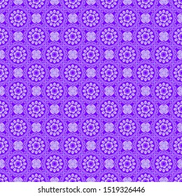 Openwork fantasy, seamless pattern, lace violet, vector