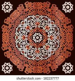openwork round ornament