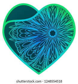 Openwork Valentine Card With Delicate Hearts. Vector Template For Layouts Wedding Cards, Interior, Or Printing