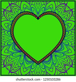 Openwork Valentine Card With Delicate Hearts. Vector Template For Layouts Wedding Cards, Interior, Or Printing