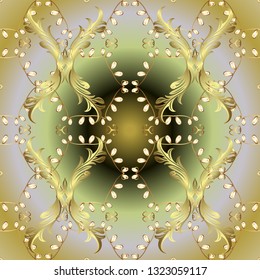 Openwork weaving delicate, nice background. Textured curls. Brilliant lace, stylized flowers. Seamless. Oriental style arabesques.