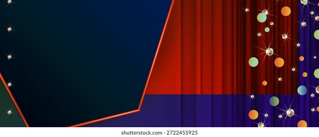 Ópera estética e Neo deco Fundo abstrato cor brilhante dourada Glamoratti, Poetcore vamp romântico
