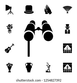 Opera glasses icon. Detailed set of theater icons. Premium graphic design. One of the collection icons for websites, web design, mobile app