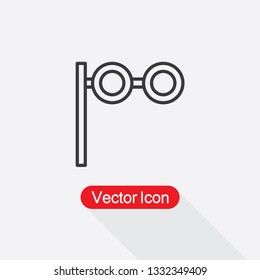 Opera Glasses Icon Vector Illustration Eps10