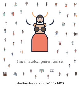 opera musician icon. musical genres icons universal set for web and mobile