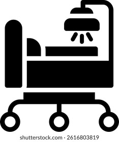 Operating Room Glyph Vector Icon Design