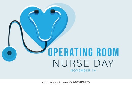 Operating Room Nurse day. background, banner, card, poster, template. Vector illustration.