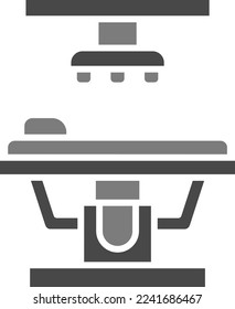 Operationssaal-Vektorsymbol. Kann für Druck-, Mobil- und Web-Anwendungen verwendet werden.