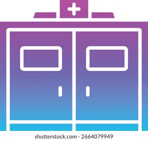 Operating Room vector icon. Can be used for printing, mobile and web applications.