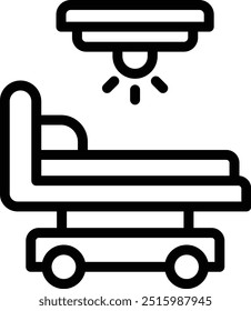Operating Room Vector Icon Design Illustration
