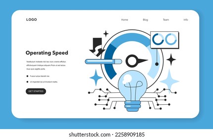 Operating speed as an artificial neural network benefit. Self-learning computing system for data processing. Deep machine learning modern technology. Flat vector illustration