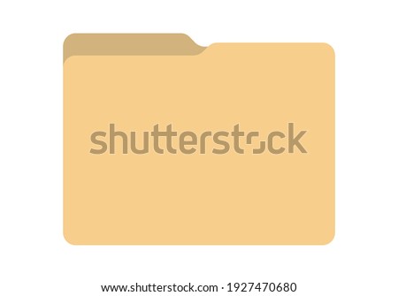 Operating system folder icon in white background.
